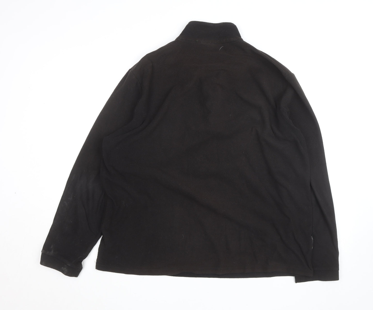 Mountain Essentials Men's Black XL Fleece 1/4 Zip Active Jacket