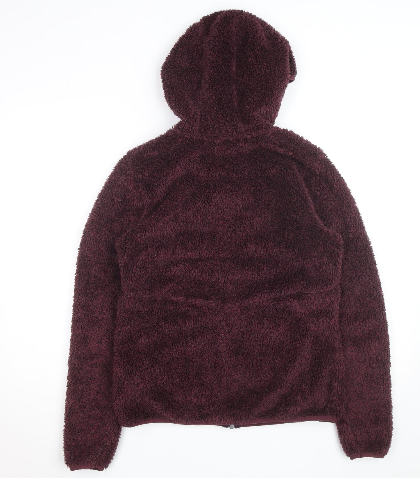 McKinley Womens Plum Full Zip Fleece Hoodie Size 14 Polyester Warm Outdoor