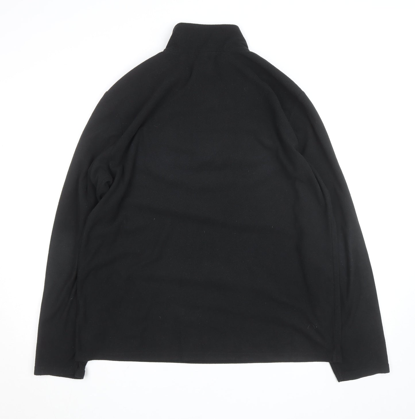 Mountain Warehouse Men's Black L Fleece 1/4 Zip Pullover Jacket