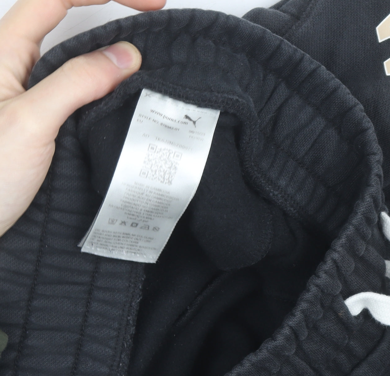 Puma Men's Black XS Jogger Sweatpants Fleece Activewear Trousers