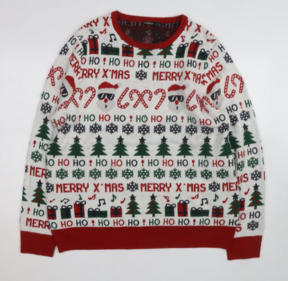 Livergy Womens Multicoloured Christmas XL Pullover Jumper