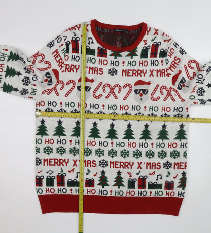 Livergy Womens Multicoloured Christmas XL Pullover Jumper