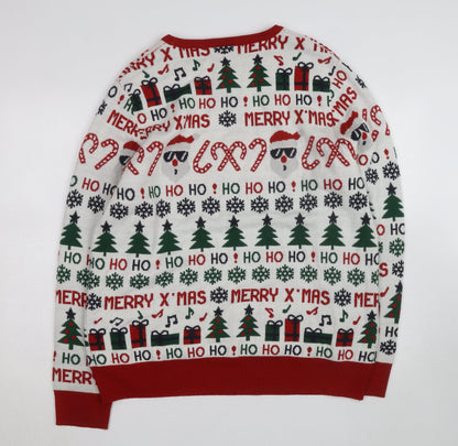 Livergy Womens Multicoloured Christmas XL Pullover Jumper