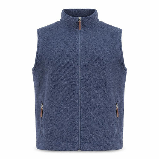 Country Rose Men's Blue Fleece Waistcoat XL Bodywarmer