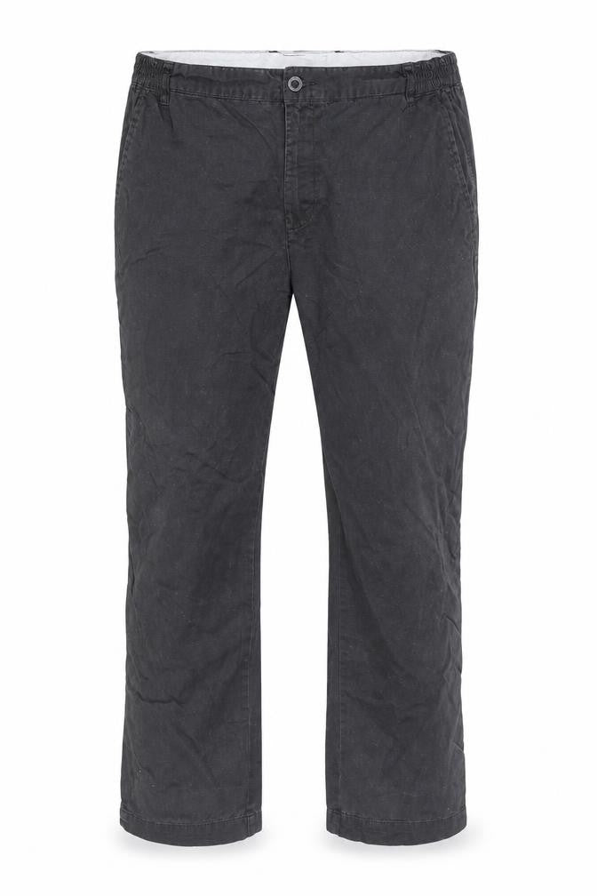 Atlantic Bay Men's Black Chino Trousers 36S Regular Fit