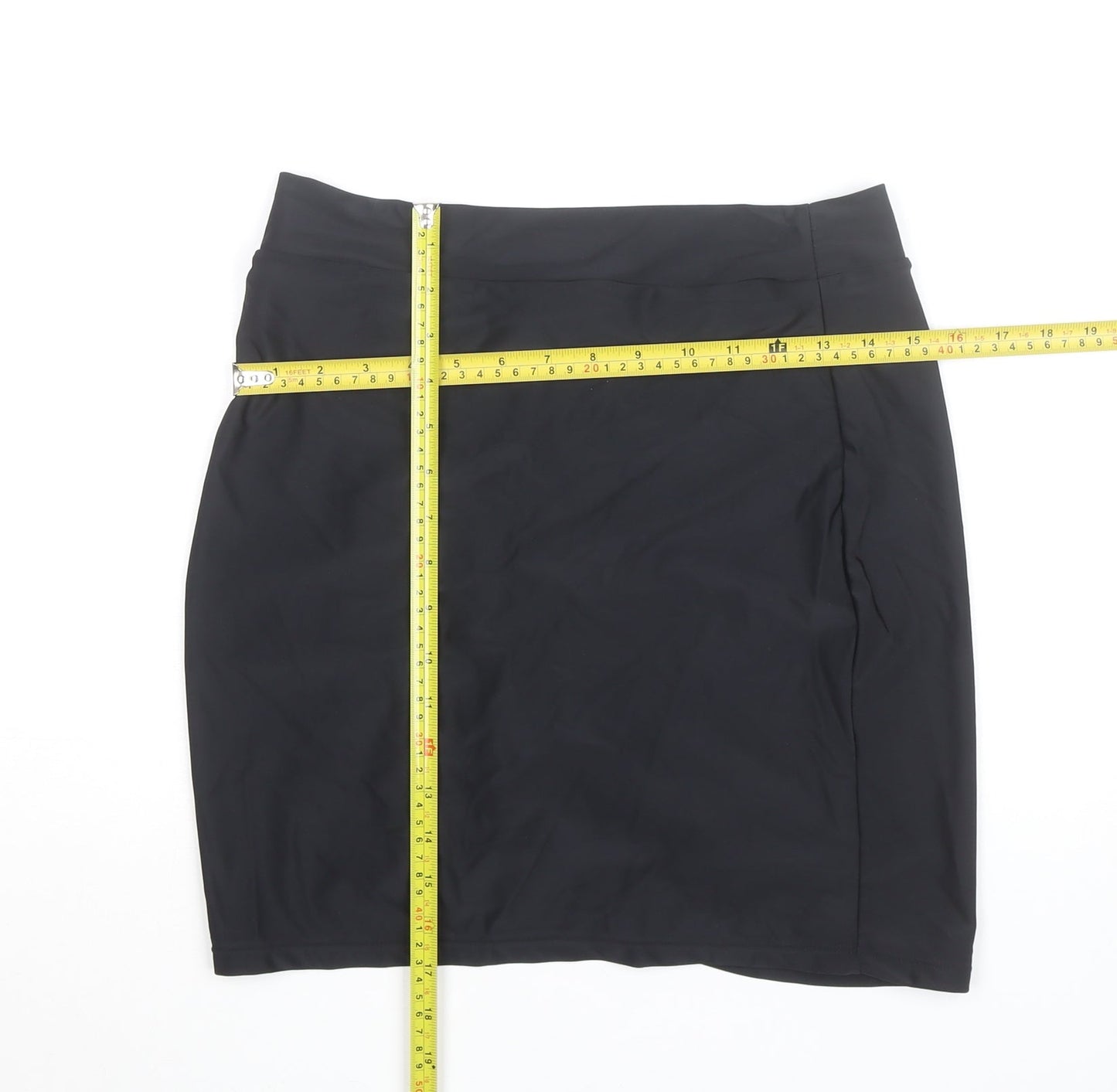Dunnes Stores Women's Black Size 16 High Rise Pencil Skirt