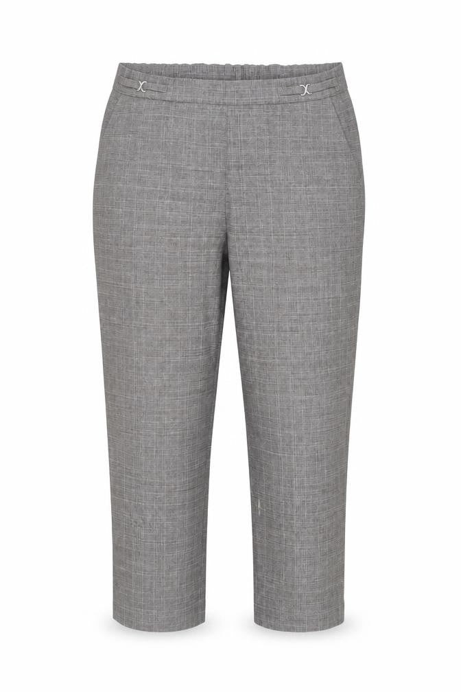 Classics Petite Grey Check Cropped Trousers Women’s Size P