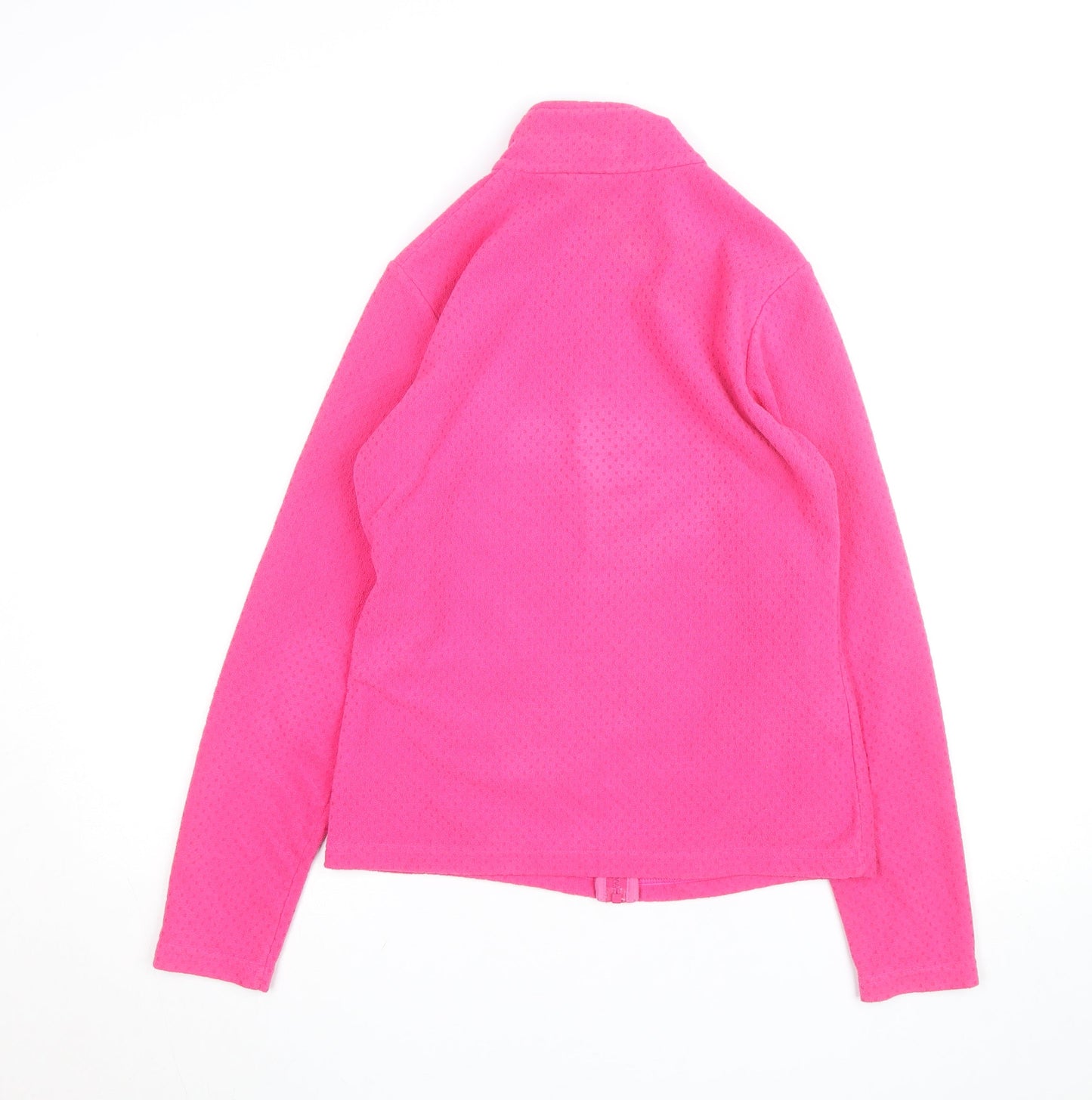 Marks and Spencer Womens Pink Size 8 Fleece Full Zip Activewear Jacket