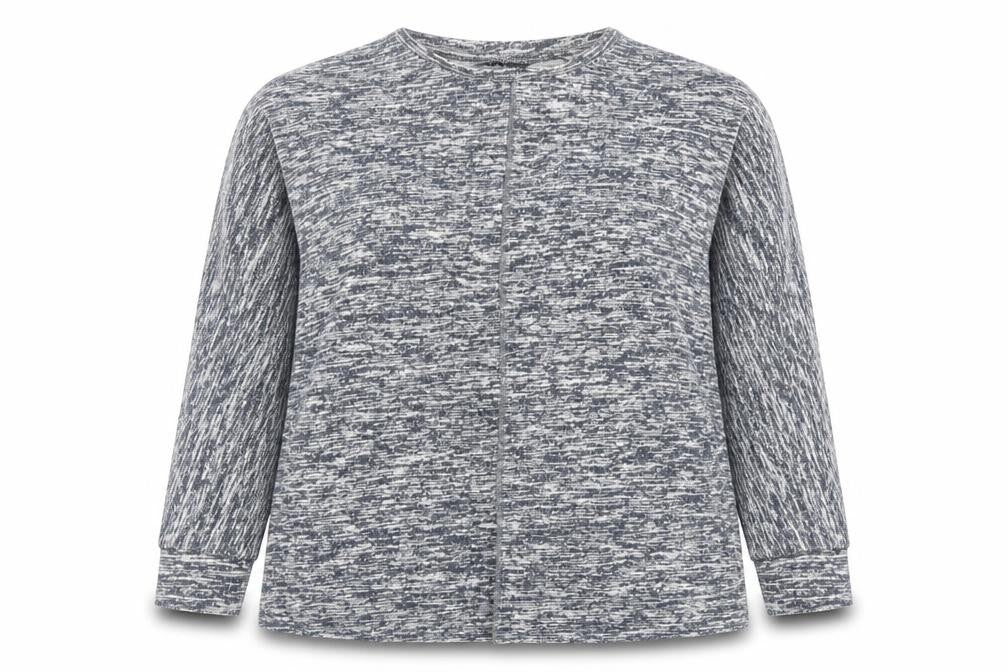 Yours Women Grey Size 18 Crew Neck Knit Cardigan