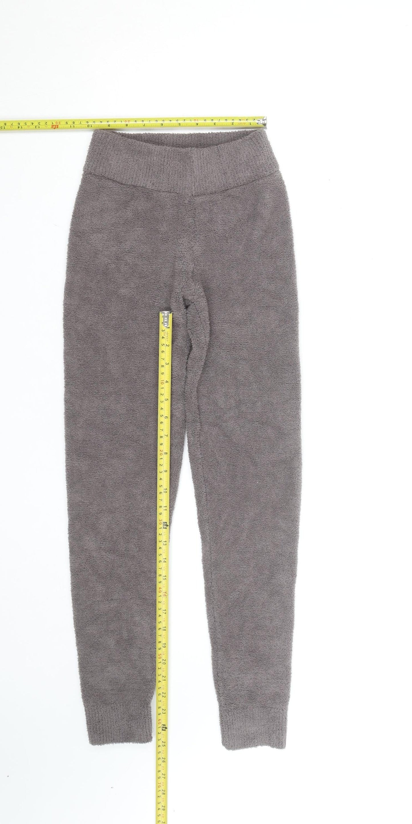 Marks and Spencer Women's Grey XS Fleece Jogger Activewear Trousers