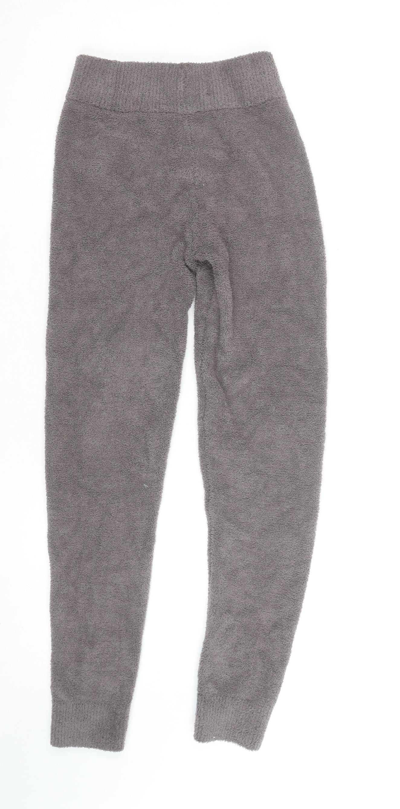 Marks and Spencer Women's Grey XS Fleece Jogger Activewear Trousers