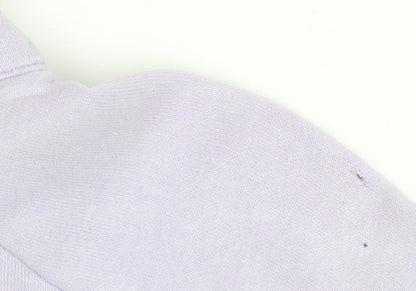 Additional view of Adidas Women Lilac 1/4 Zip Pullover Sweatshirt, size 18, Cotton Blend