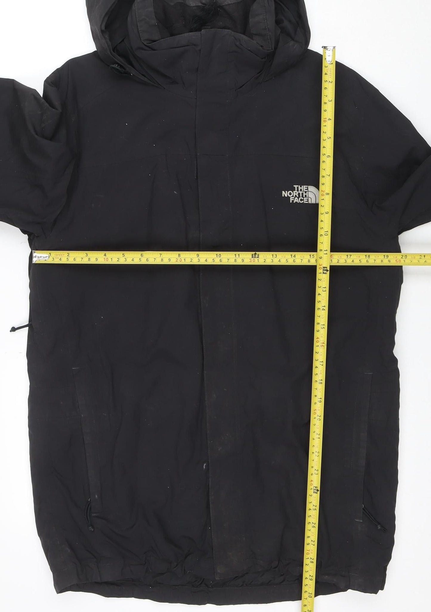 The North Face Men's Black S Waterproof Hooded Parka Jacket