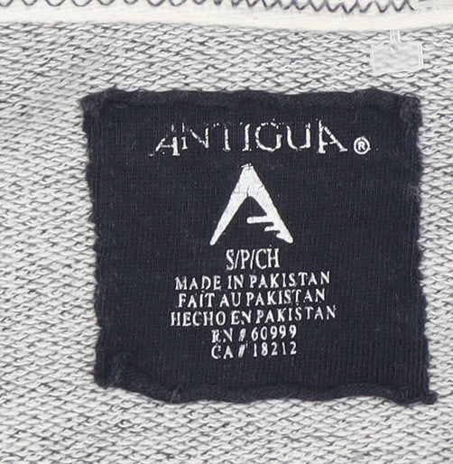 Antigua Men Grey Lace Up Hoodie Minnesota Timberwolves Size S Cotton