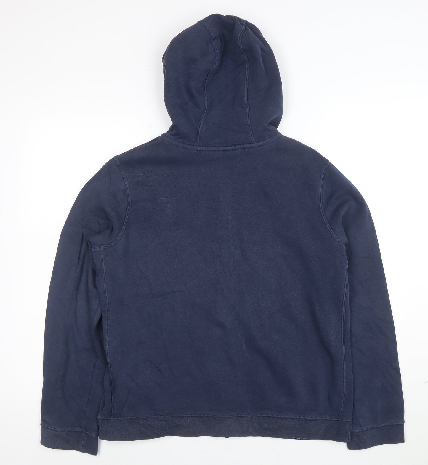 Nike Boys Navy Blue Full Zip Hoodie XL 158-170cm Cotton Blend