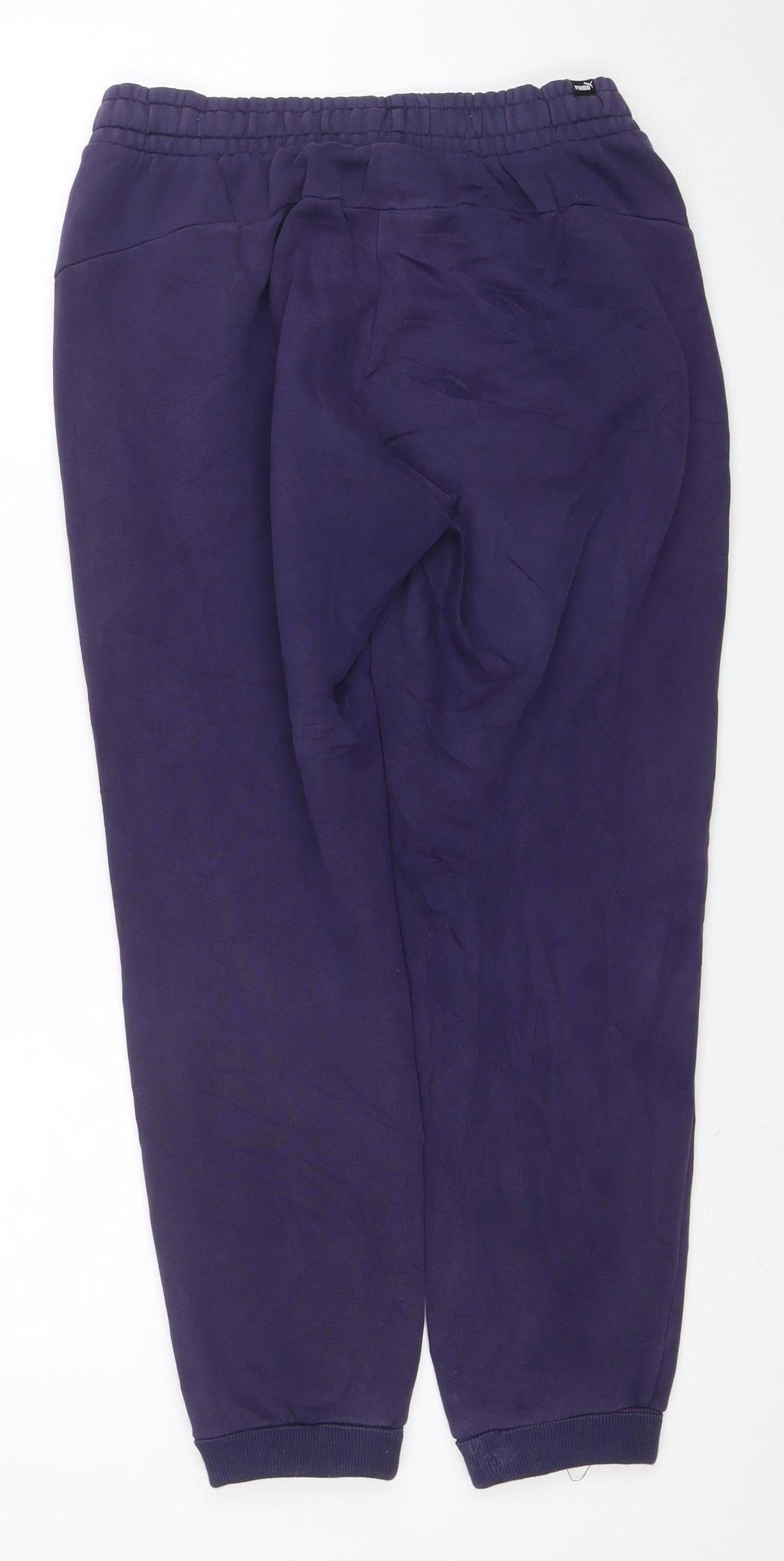 Puma Women's Purple Jogger Trousers M Regular Fit Fleece