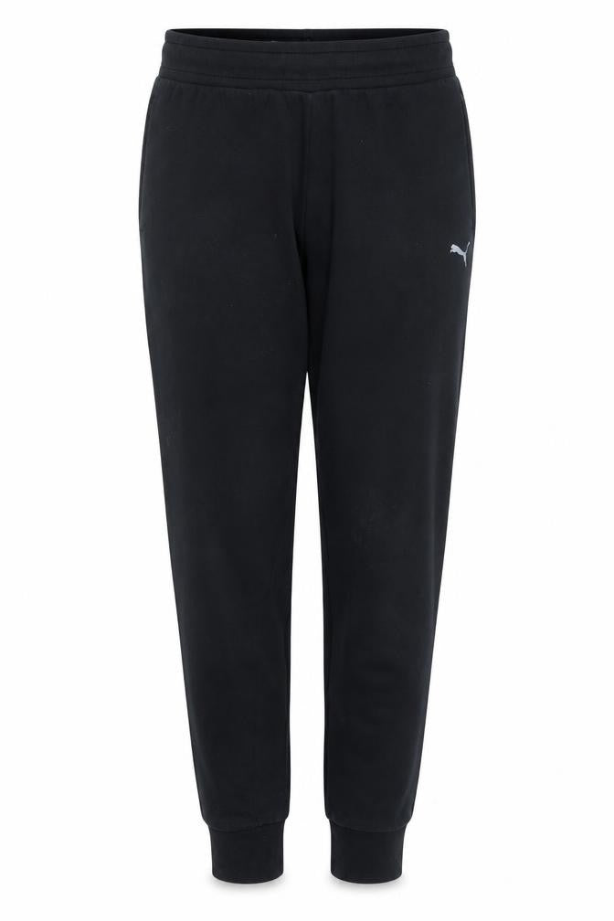 Puma Womens Black Jogger Trousers Size M Regular Fit