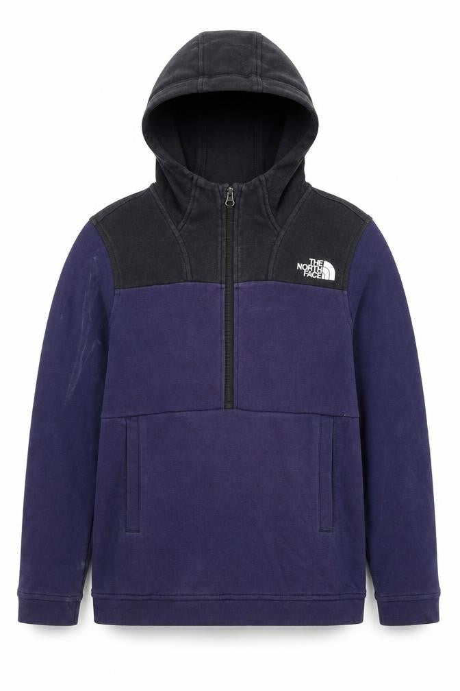 The North Face Boys Purple & Black 1/2 Zip Hoodie Size Large - L/14