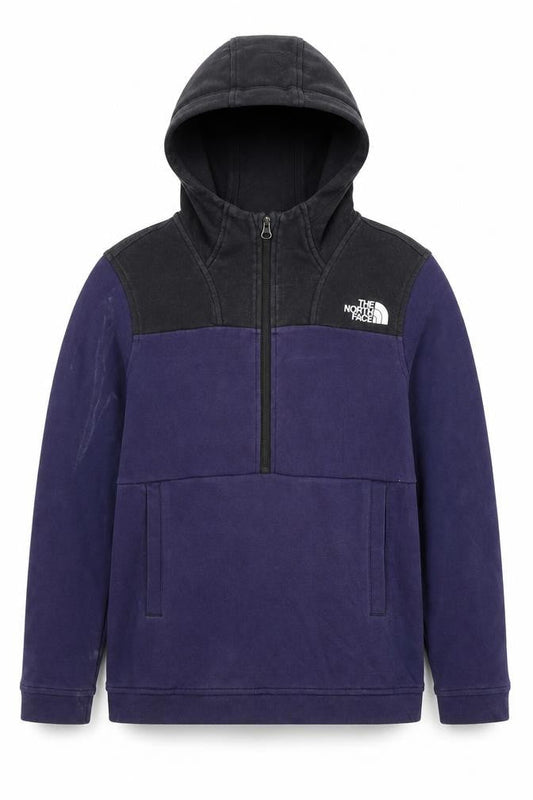 The North Face Boys Purple & Black 1/2 Zip Hoodie Size Large - L/14