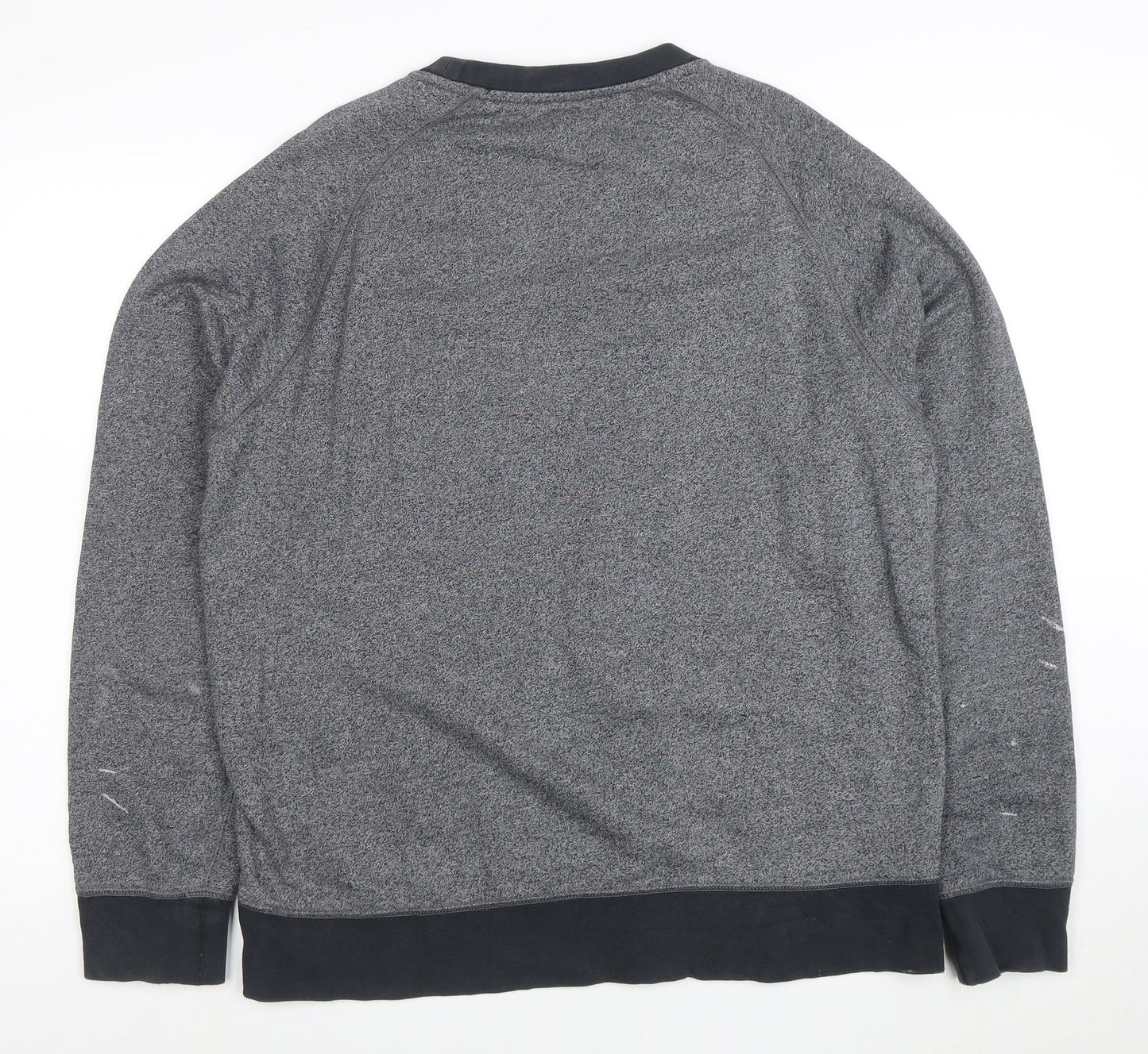 Nike Men's Grey Crew Neck Long Sleeve Sports Sweatshirt L