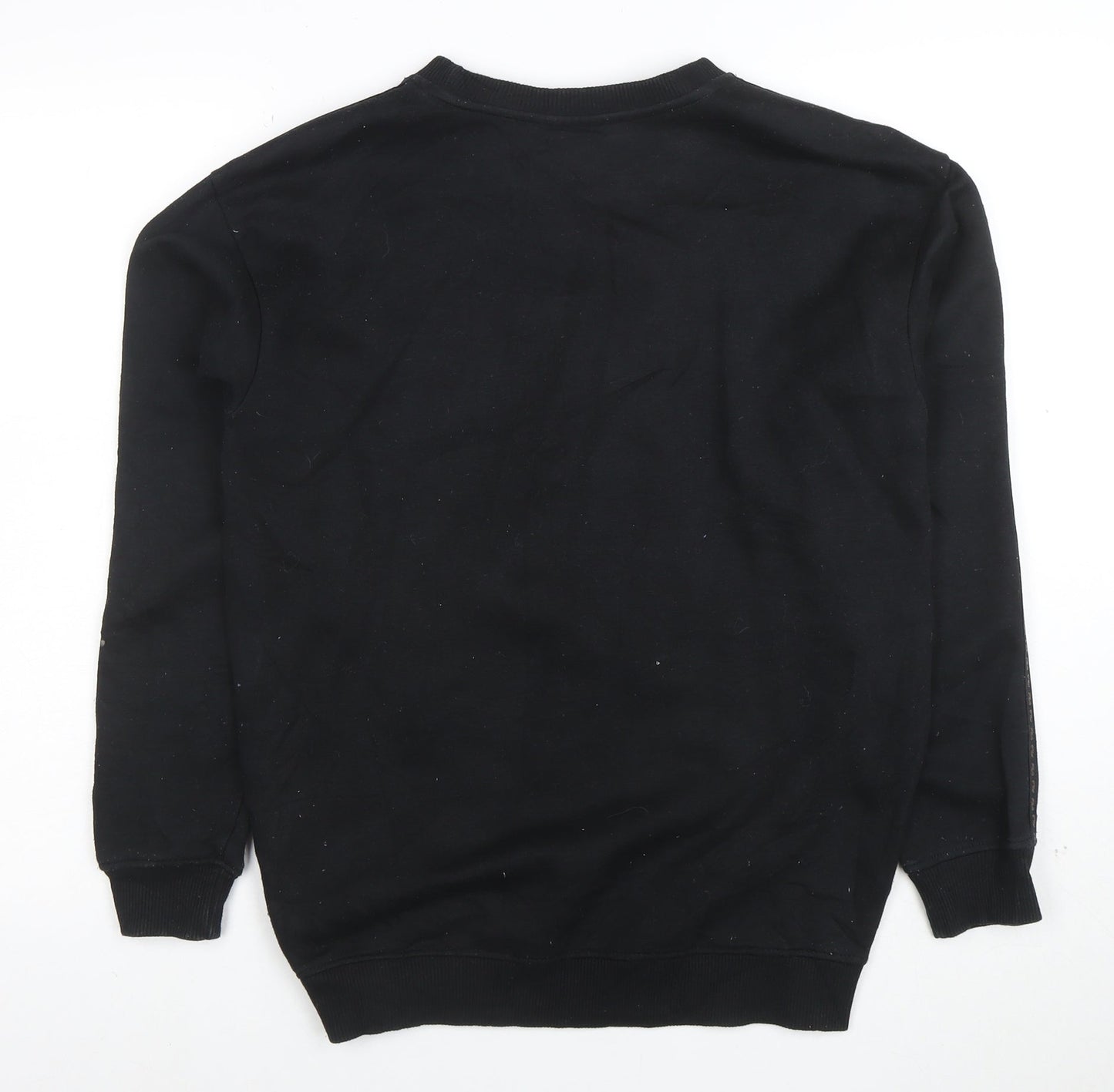 Fila Men's Black Small Logo Pullover Sweatshirt