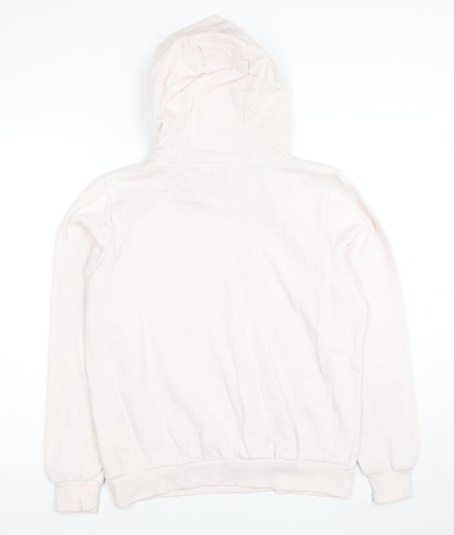 Disney Mickey Mouse Women's Beige Hoodie S Love Always Wins Graphic