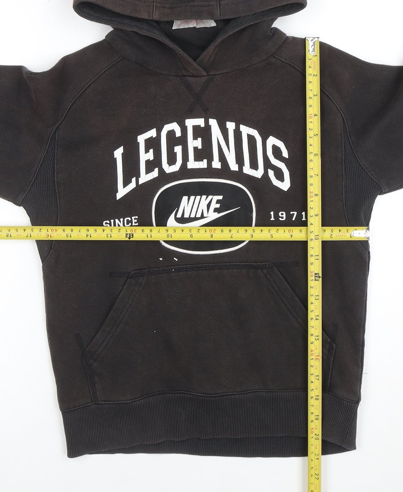 Nike Boys Black Pullover Hoodie Legends Graphic Print Size M