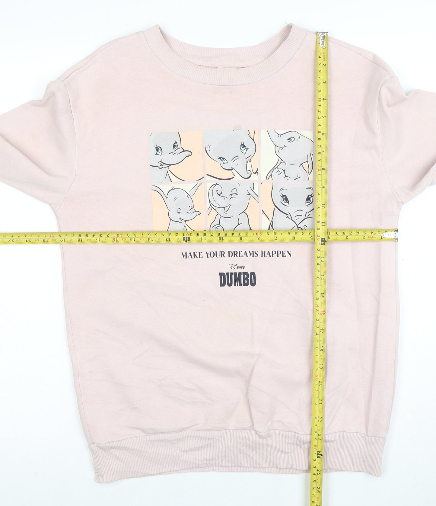 Disney Dumbo Pink Sweatshirt by George for Girls Size 8-10 Years