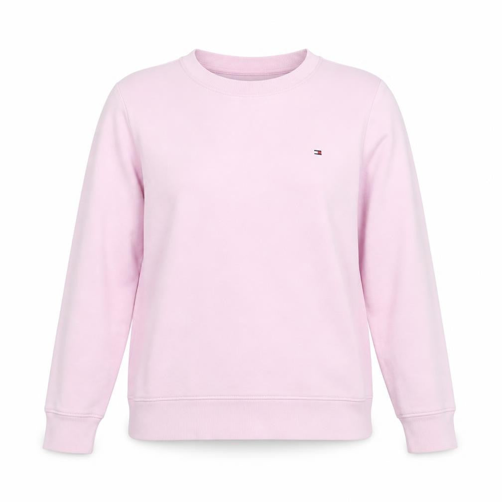 Tommy Hilfiger Women Pink Crew Neck Pullover Sweatshirt Size S