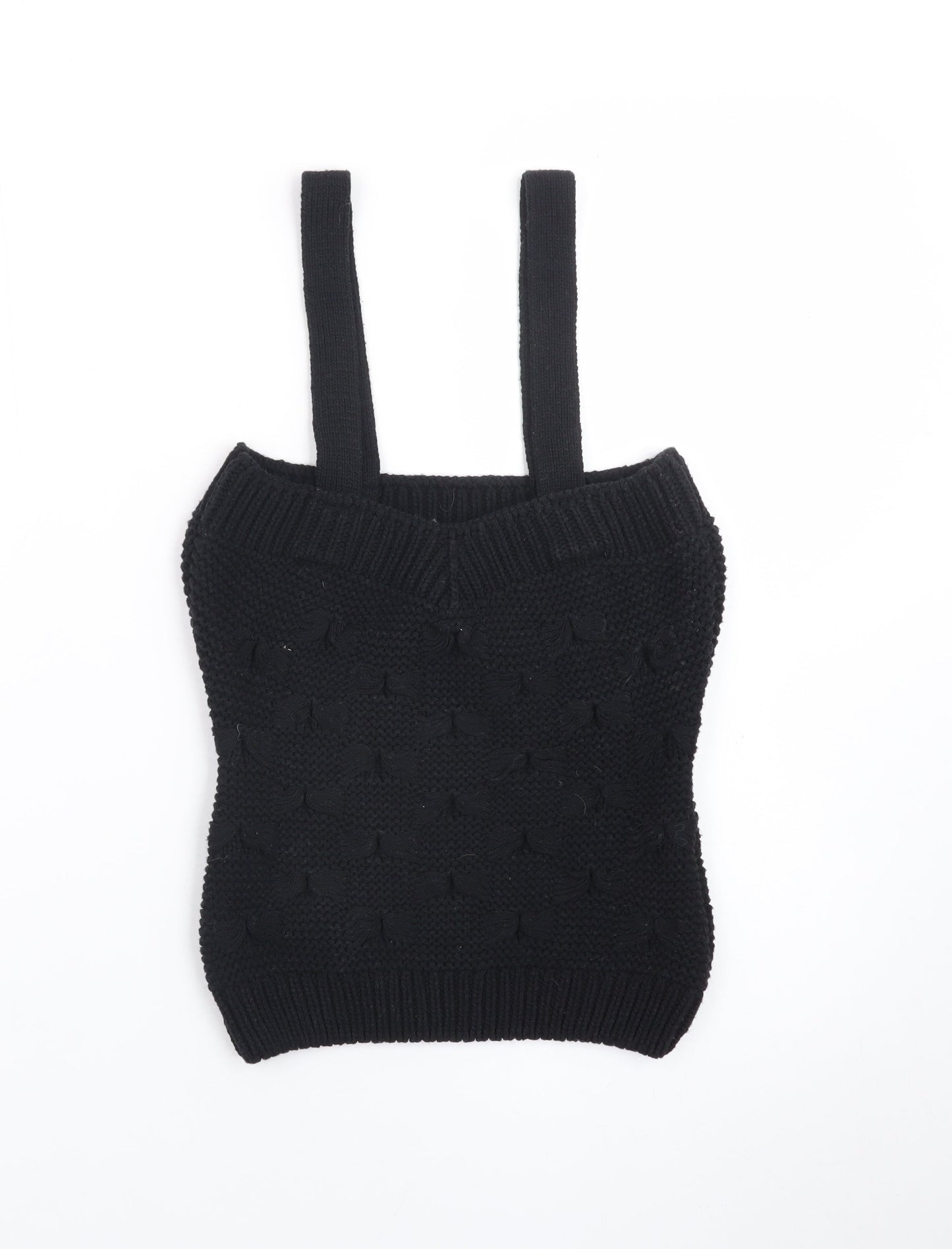 Savida Women’s Black Knit Camisole Tank Top Size 10