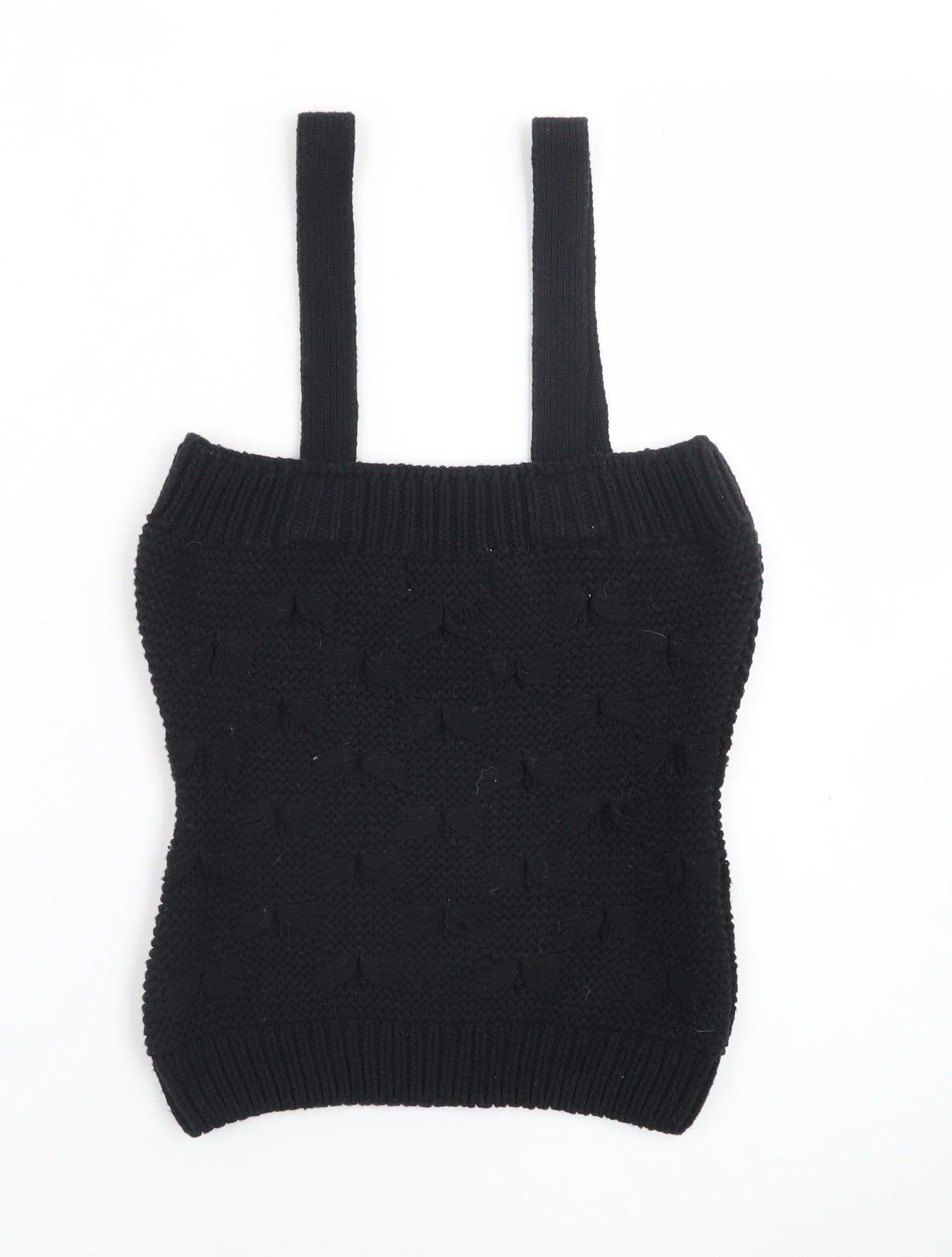 Savida Women’s Black Knit Camisole Tank Top Size 10