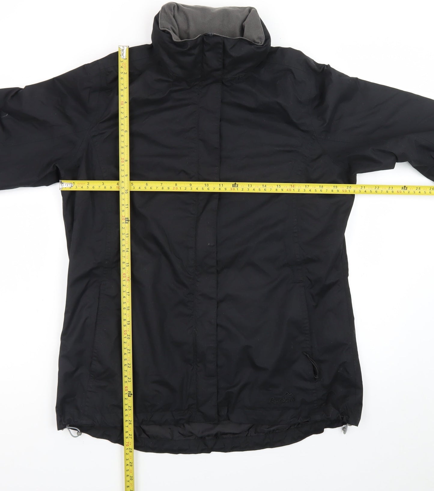 Peter Storm Women's Black Waterproof Rain Jacket Size 14