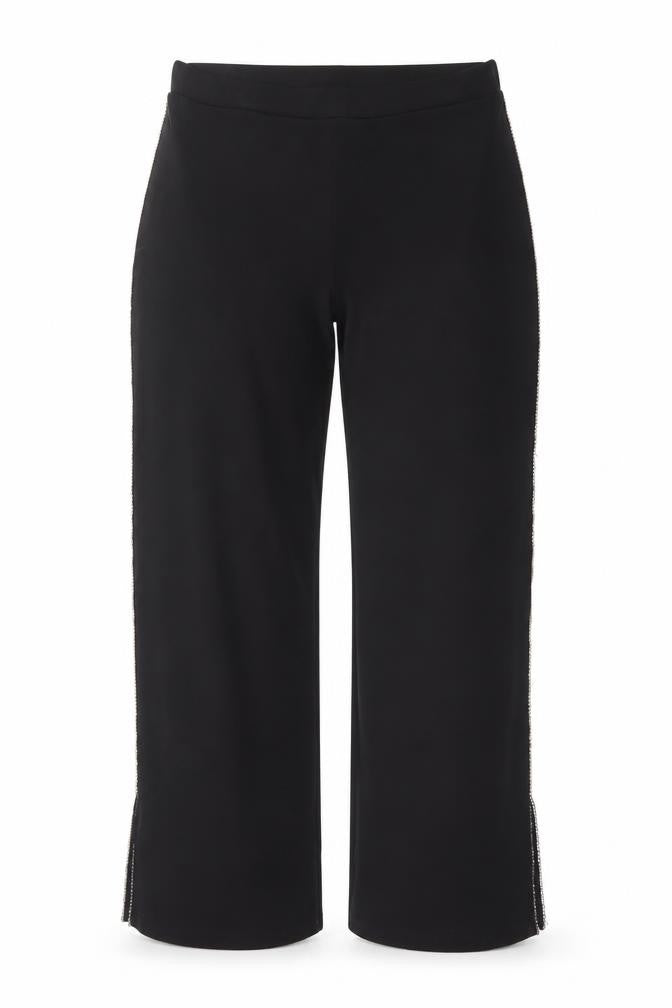 Quiz Women’s Black Size 14 High Rise Slim Fit Zip Trousers