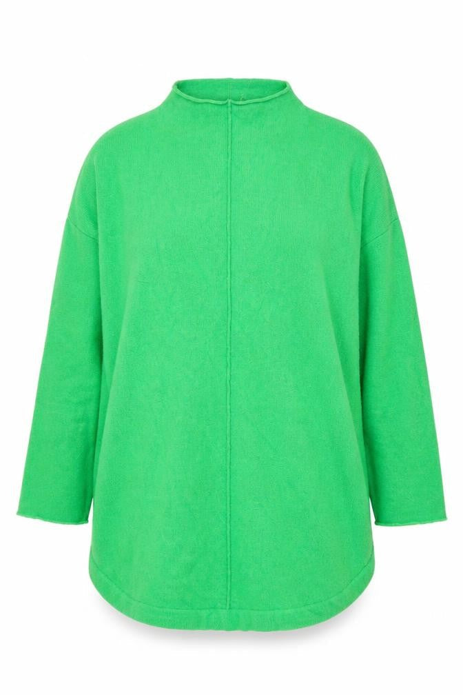 Monsoon Women's Green Mock Neck Pullover Knit Jumper XL