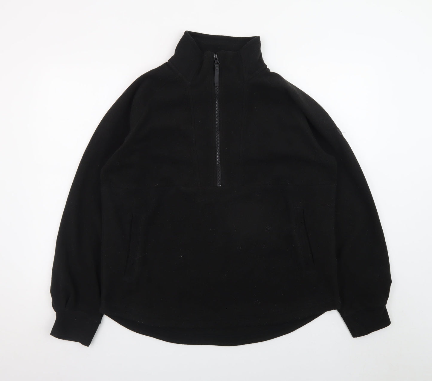Regatta Great Outdoors Women's Black Fleece 1/2 Zip Pullover UK 12