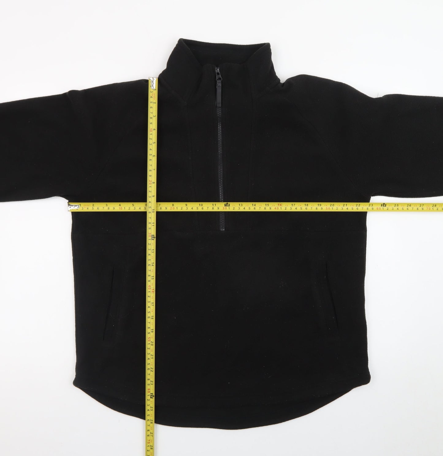 Regatta Great Outdoors Women's Black Fleece 1/2 Zip Pullover UK 12