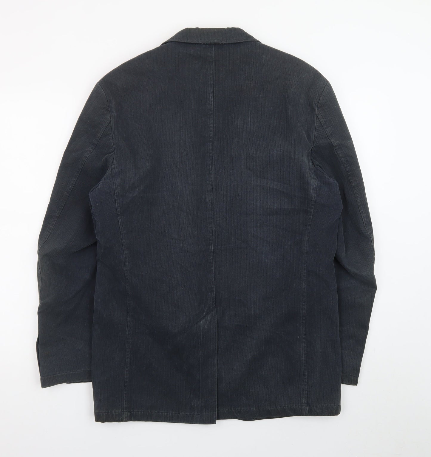 Remus Uomo Men’s Blue 38R Cotton Blazer Jacket