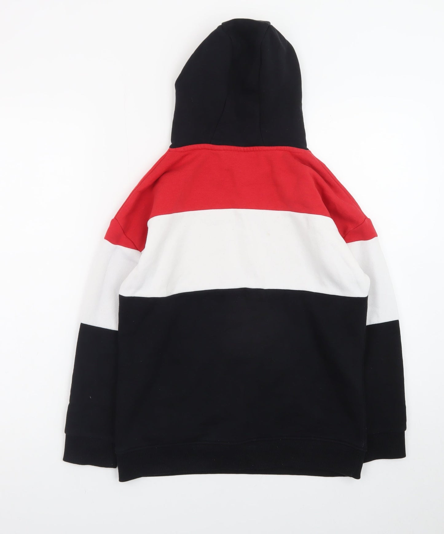 Primark Boys Black Red Chicago Bulls Pullover Hoodie 9-10 Years
