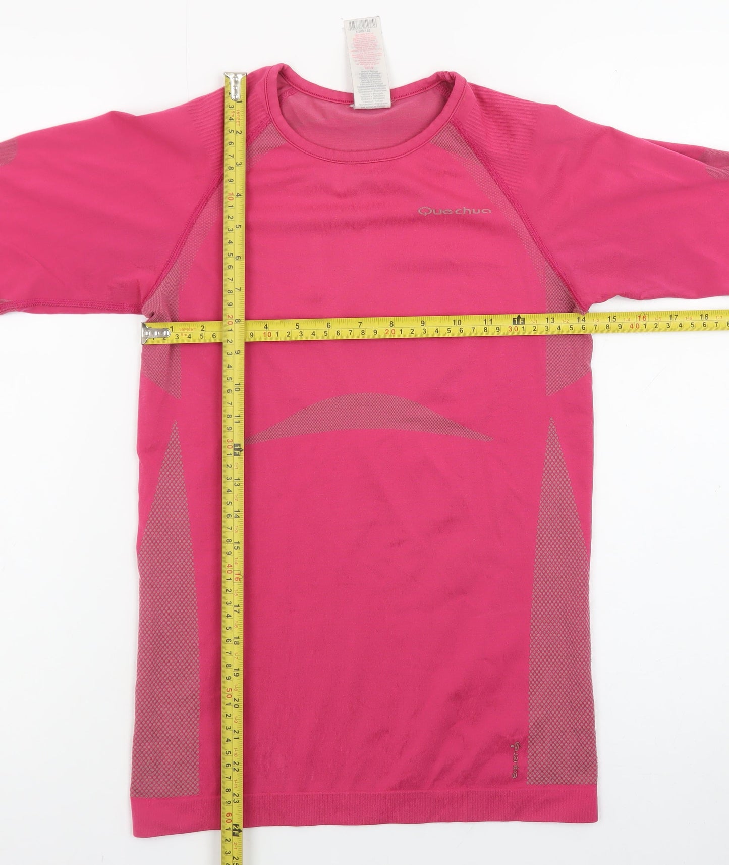 Quechua Women's Pink Long Sleeve Athletic T-Shirt Size 10