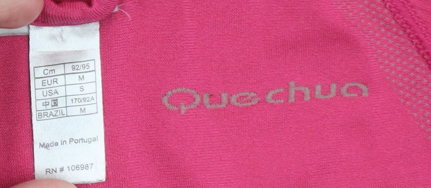Quechua Women's Pink Long Sleeve Athletic T-Shirt Size 10