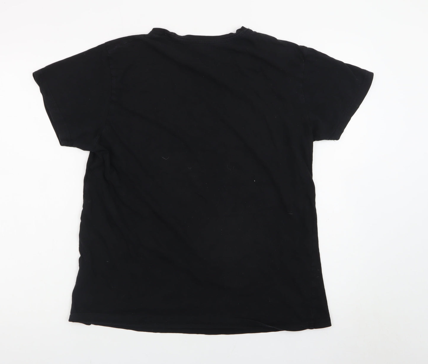 Cedarwood State Men's Black Tiger Graphic Crew Neck T-Shirt Size L