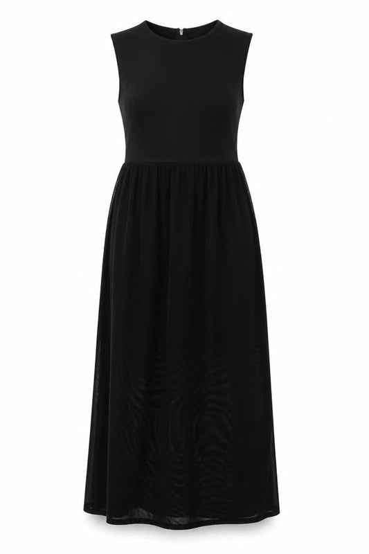 Warehouse Women’s Black Maxi Dress Size 10 Sleeveless Formal