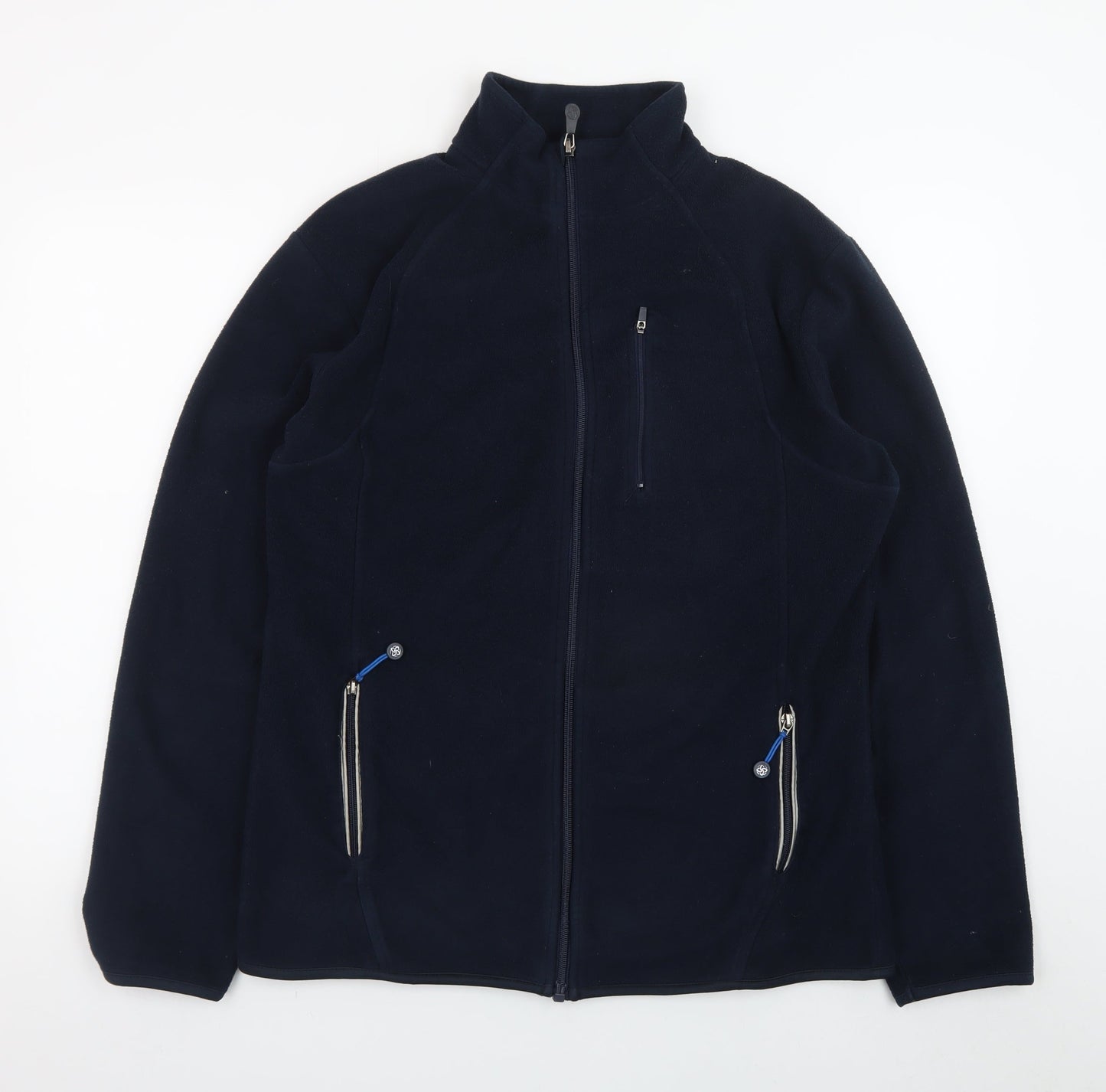 Cedar Wood State Men’s Blue Fleece Full Zip Jacket L