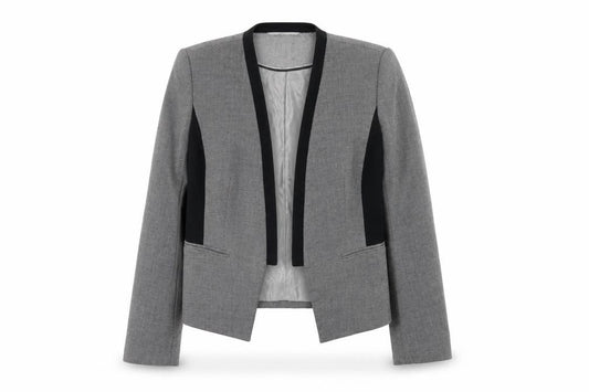 Marks and Spencer Women’s Grey Blazer Size 14 Regular Fit Work Jacket