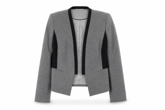 Marks & Spencer Women’s Grey Blazer Size 14 Regular Fit Work Jacket