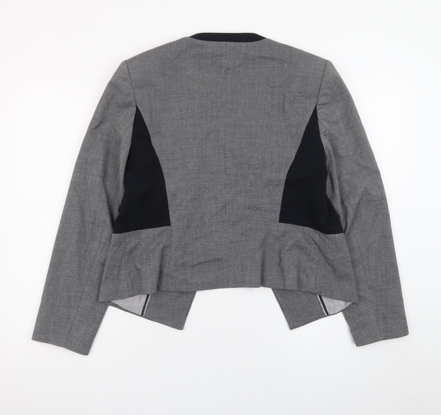 Marks and Spencer Women’s Grey Blazer Size 14 Regular Fit Work Jacket