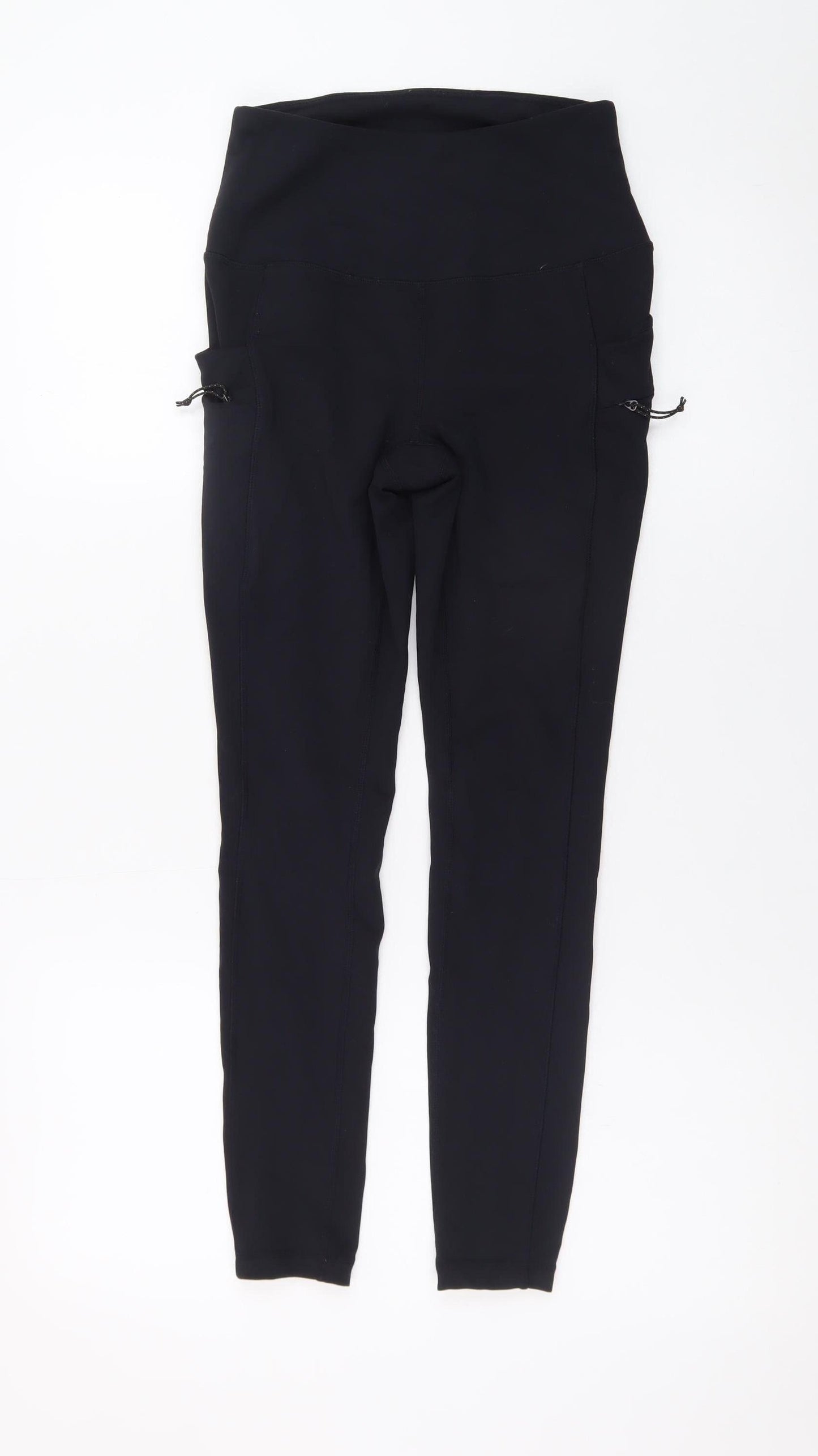 Avalanche Women’s Black XS High Rise Stretch Leggings with Pockets