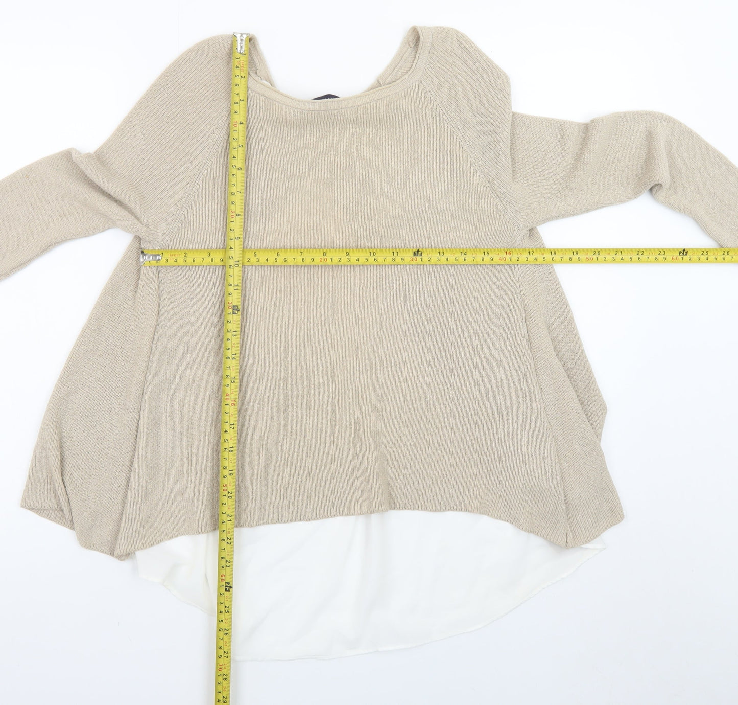 Marks and Spencer Womens Beige Size 12 Pullover Jumper