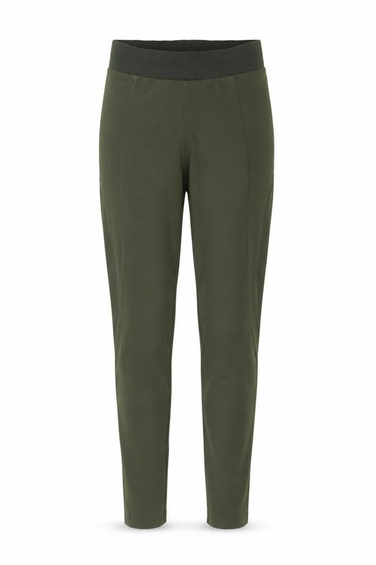 Front view of HERA women’s green xs leggings stretch comfort fit activewear