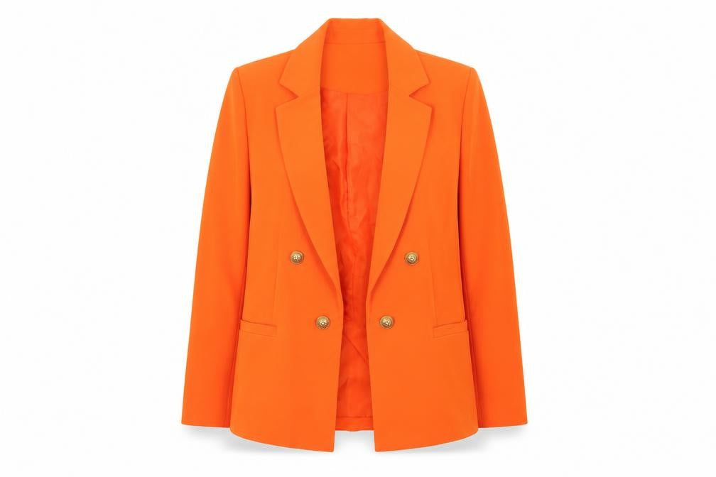 New Look Women’s Orange Double Breasted Blazer UK 12